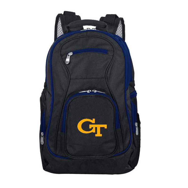 CLGTL708: NCAA Georgia Tech Yellow Jackets Trim color Laptop Backpack